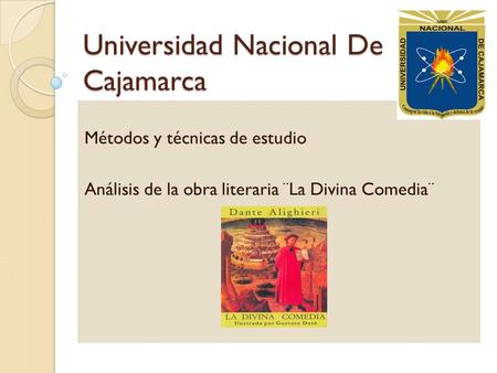 Universidad Nacional De Cajamarca