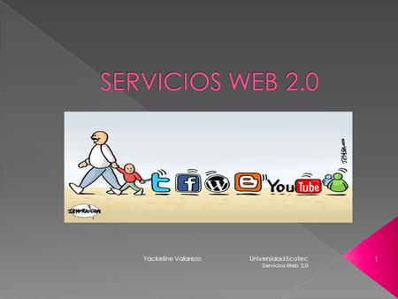 Servicios Web 2.0 Yackeline Valarezo Universidad Ecotec 1.