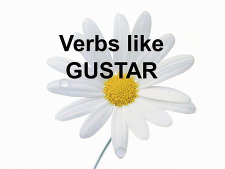 Verbs like GUSTAR Remember gustar is not like a regular verb. We only use the following forms of the verb: Me gusta(n) Nos gusta(n) Te gusta(n) Os gusta(n)