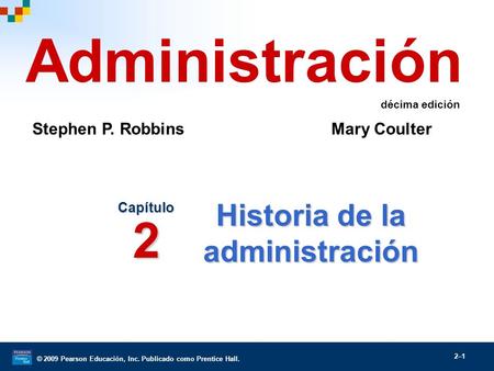 Historia de la administración