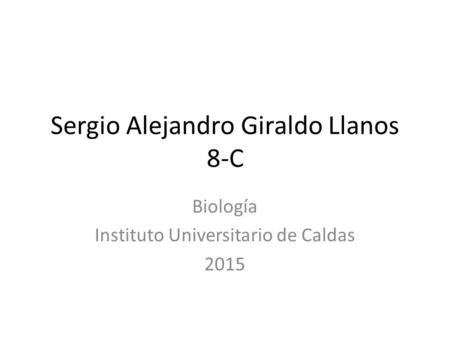 Sergio Alejandro Giraldo Llanos 8-C