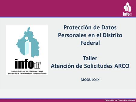 Protección de Datos Personales en el Distrito Federal