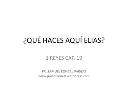 PR. SAMUEL RONCAL VARGAS