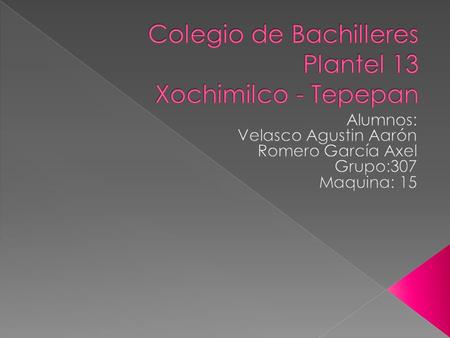 Colegio de Bachilleres Plantel 13 Xochimilco - Tepepan