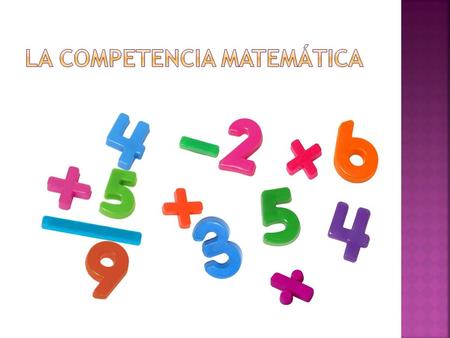 La Competencia Matemática
