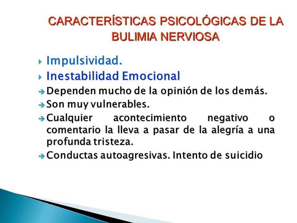 Resultado de imagen de bulimia nerviosa y suicidio