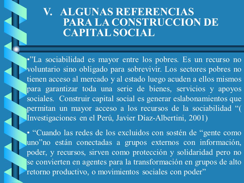 Asociatividad, Capital Social Y Redes Sociales