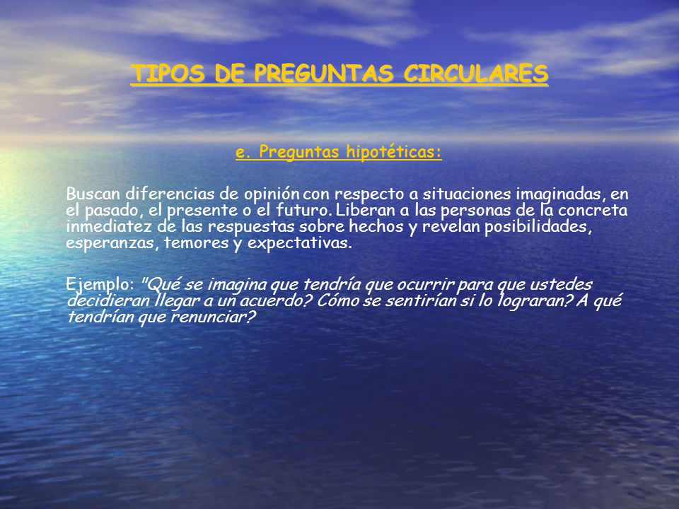 ejemplos de preguntas hipoteticas el la mediador a en conflictos ppt descargar ejemplos de preguntas hipoteticas el la mediador a en conflictos ppt descargar