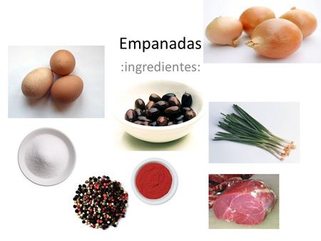 Empanadas :ingredientes:.
