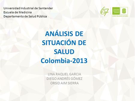 ANÁLISIS DE SITUACIÓN DE SALUD Colombia-2013