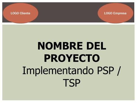 Implementando PSP / TSP