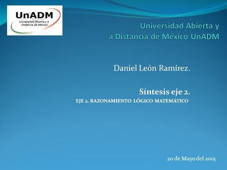 Universidad Abierta y a Distancia de México UnADM