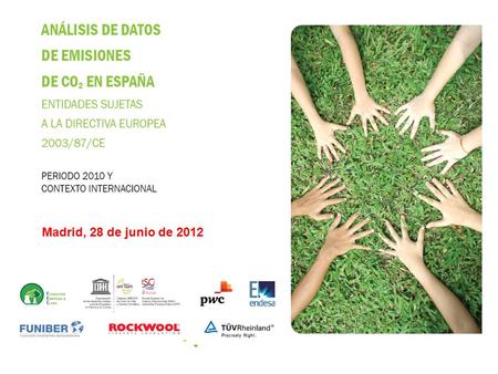 Madrid, 28 de junio de 2012. Para producir cada ejemplar, Se ha utilizado 1,14 kg de papel. Se han generado 212 gr de residuos. Se han consumido 9,74.