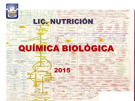 LIC. NUTRICIÓN QUÍMICA BIOLÓGICA 2015.