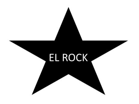 EL ROCK. INTRODUCCIÓN Rock and roll, derivado de una mezcla de diversos géneros de música folclórica estadounidense (es una mezcla del blues y del country)