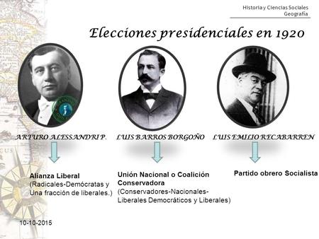 Elecciones presidenciales en 1920