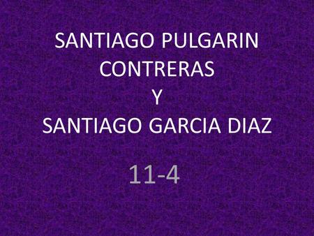 SANTIAGO PULGARIN CONTRERAS Y SANTIAGO GARCIA DIAZ 11-4.