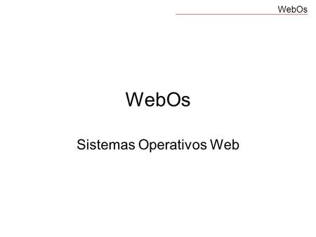 Sistemas Operativos Web