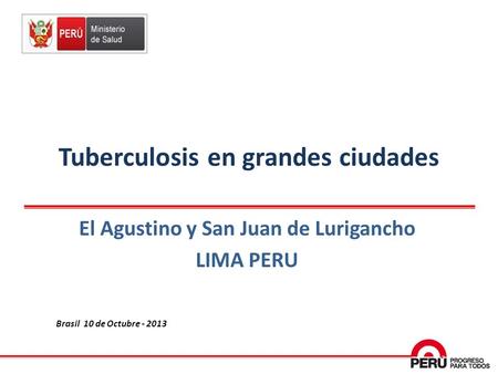 Tuberculosis en grandes ciudades
