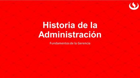 Historia de la Administración