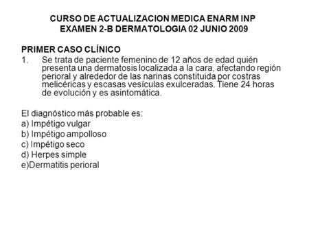 CURSO DE ACTUALIZACION MEDICA ENARM INP