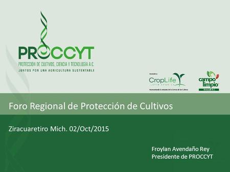 Foro Regional de Protección de Cultivos