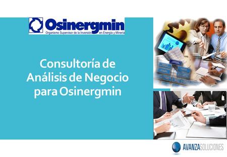 Consultoría de Análisis de Negocio para Osinergmin