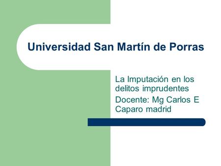 Universidad San Martín de Porras