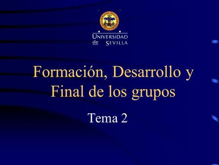 LA IMPORTANCIA Y DINÁMICA DE LOS GRUPOS EN LAS LA IMPORTANCIA Y DINÁMICA DE LOS GRUPOS EN LAS