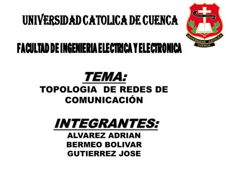 TOPOLOGIA DE REDES DE COMUNICACIÓN