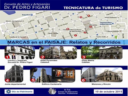 1.- Estación Edificio del Correo y Telégrafo, actual Escuela de Artes y Artesanías Dr. Pedro Figari Descubriendo el edificio y sus diferentes usos a través.