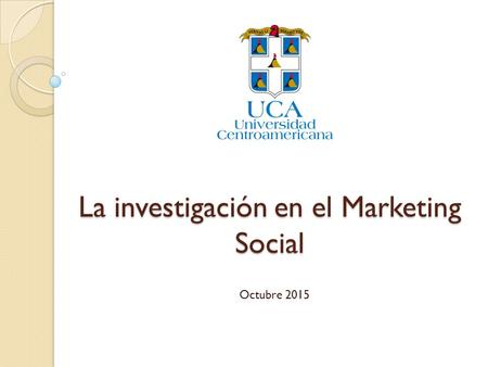 La investigación en el Marketing Social