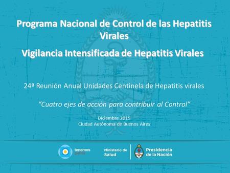 Programa Nacional de Control de las Hepatitis Virales