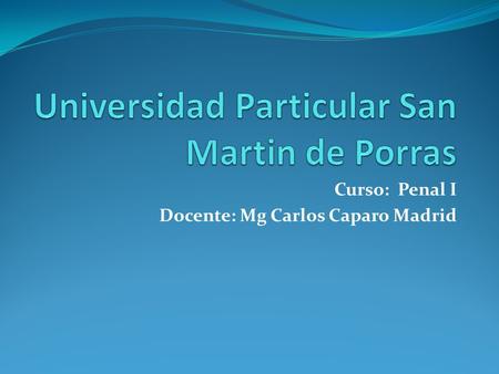 Universidad Particular San Martin de Porras