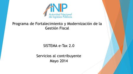 Programa de Fortalecimiento y Modernización de la Gestión Fiscal