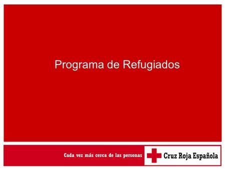 Programa de Refugiados