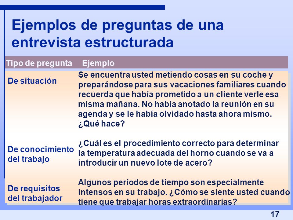preguntas en una entrevista no estructurada reclutamiento y selecci 243 n de personal ppt video online preguntas en una entrevista no estructurada reclutamiento y selecci 243 n de personal ppt video online