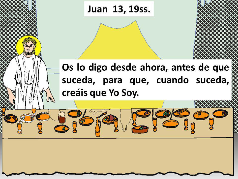 Resultado de imagen para Digo esto desde ahora, para que creáis que YO SOY.
