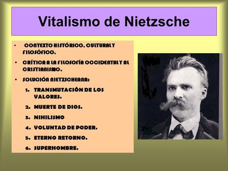 Vitalismo de Nietzsche