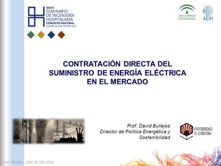 CONTRATACIÓN DIRECTA DEL SUMINISTRO DE ENERGÍA ELÉCTRICA EN EL MERCADO