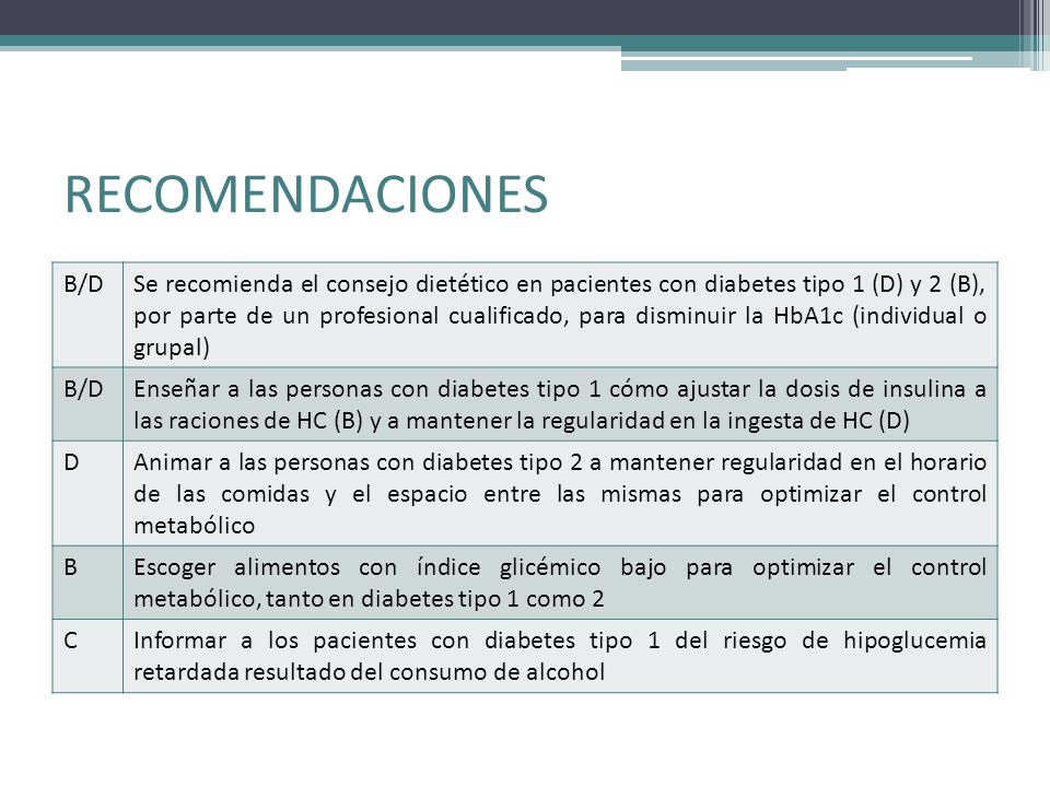 Diabetes y MBE Flor Patitucci Fundació Rossend Carrasco i Diabetes y MBE Flor Patitucci Fundació Rossend Carrasco i