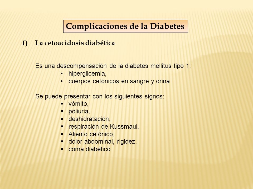 Descompensacion Metabolica Diabetic Diet Plan