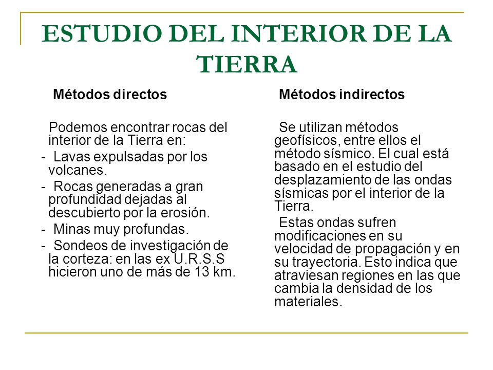 tierras del interior relieve terrestre estructura interna de la tierra rocas tierras del interior relieve terrestre estructura interna de la tierra rocas