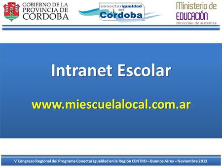 Intranet Escolar www.miescuelalocal.com.ar.