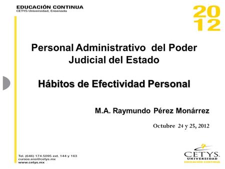 Personal Administrativo del Poder Judicial del Estado