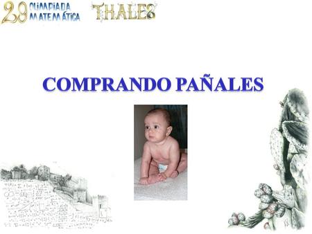 COMPRANDO PAÑALES 1.