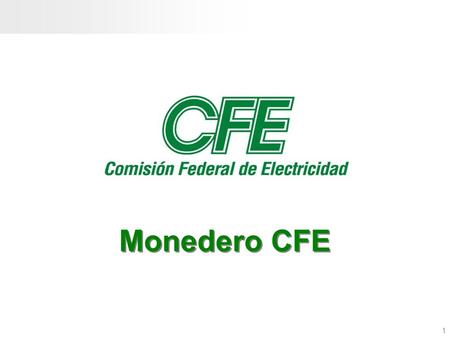 Monedero CFE 1.