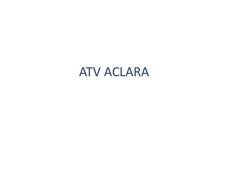 ATV ACLARA. ATV aclara que no quiere comprar RBC El Grupo ATV envió un comunicado aclarando que nunca ha tenido intención de comprar RBC.RBC Lima. Mediante.