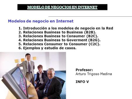 Modelos de negocio en Internet