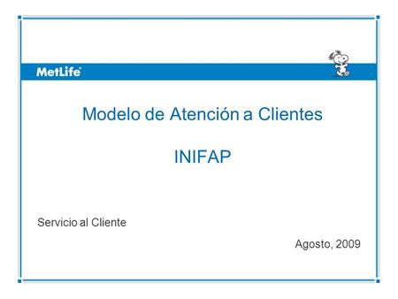 Modelo de Atención a Clientes INIFAP